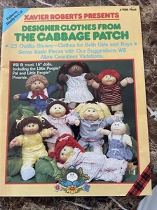 De colección Xavier Roberts presenta parche de repollo para niños ropa de diseñador 25 patrones 1984 - Imagen 1 de 12
