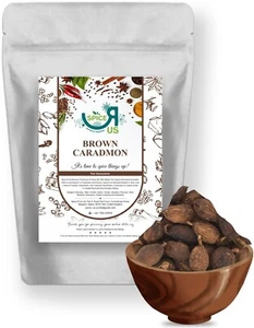 Black | Brown Cardamon | Cardamom Pods | Badi Elaichi Whole Dried - Picture 1 of 2