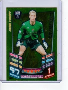 Joe Hart, Goalkeeper Manchester City - 2012-13 Match Attax Legend Foil Card #465 - Picture 1 of 2