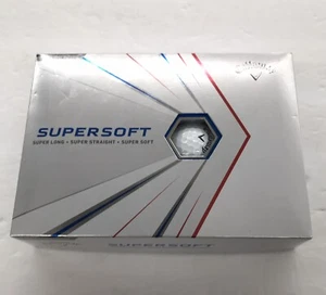 Callaway Supersoft 2021 Golf Balls White, Pack of 12 - Picture 1 of 4