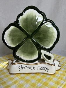 BLUE SKY CLAYWORKS ST PATRICKS DAY TEELICHTKLEE "KLEEBLATTFLOCKEN" (NEU MIT ETIKETT) - Bild 1 von 10
