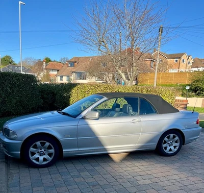 BMW 320Ci E46 Silver Convertible 2002 and 1 owner for 22 years - Image 1 of 4