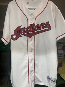 Cleveland Indians -Terry Francona White Jersey XL No Number - Picture 1 of 13