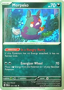 Morpeko Prize Pack Pokemon TCG 121/182 regolare raro  - Foto 1 di 1