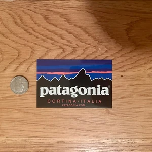 Patagonia Cortina Italia Italien IT Sticker Aufkleber Authentic From Patagonia Store - Bild 1 von 1