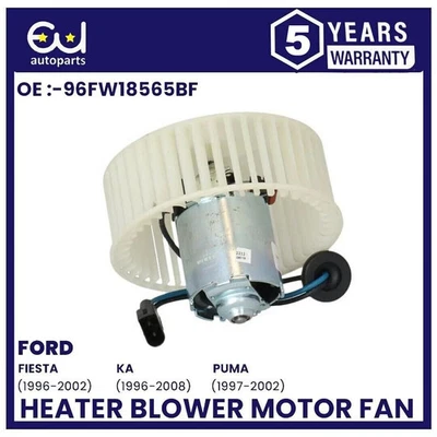 VENTILADOR MOTOR SOPLADOR CALENTADOR FORD KA 96-08 FIESTA 96-02 PUMA 97-02 OE 96FW18565BF Foto 1 de 4
