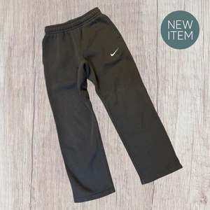 Nike Damen Fleece Jogginghose Schwarz Straight Leg Joggers Gr. L Activewear W08  - Bild 1 von 3