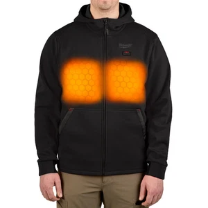 Milwaukee M200B-21XL M12 12V Heated Hoodie - Black XL Comfortable Fit - Picture 1 of 12