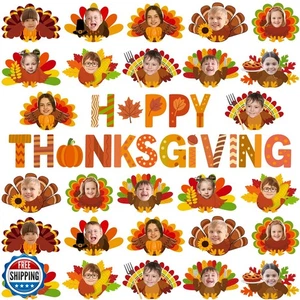 AmazingSpark 67 piezas conjunto de decoración de tablón de anuncios de pavo de acción de gracias Gracias Gracias - Imagen 1 de 5