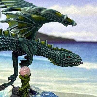 Pintado ~ Dragón Marino, Ral Partha / Tom Meier, pintado por Federico Genovese Foto 1 de 4