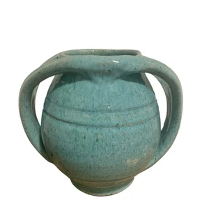 Vintage (North Carolina J.B. Cole?) Pottery Split Handle Apothecary Vase Jug - Picture 1 of 8