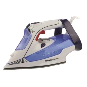 Hamilton Beach Pro SteamMax 3000W weiß & blau Dampfbügeleisen - Bild 1 von 11