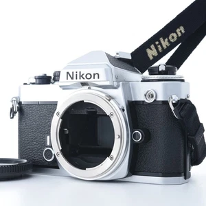 Nikon FE analoge Spiegelreflexkamera silber 35 mm Gehäuse getestet aus Japan [Exc+3] #1014b - Bild 1 von 22