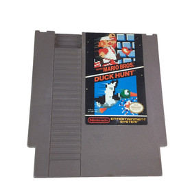Super Mario Brothers & Duck Hunt NES Nintendo Game Cartridge Japan 1985 TESTED