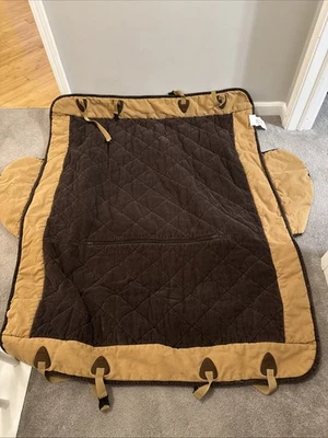 Orvis Quilted Back Seat Protector Slate Sz Large NEW - Image 1 of 4