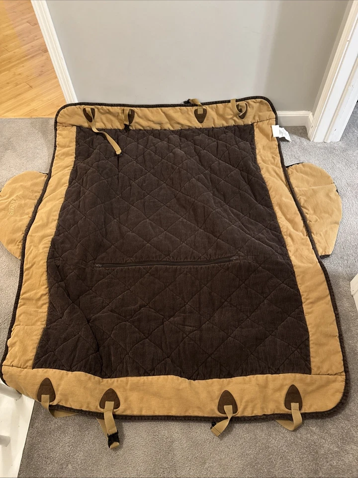 Orvis Quilted Back Seat Protector Slate Sz Large NEW - Image 1 of 4
