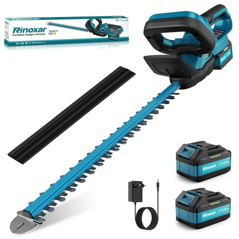 Tagliasiepi senza fili 600W, lama 52cm, batteria 21V/8000mAh, taglio preciso - Immagine 1 di 4