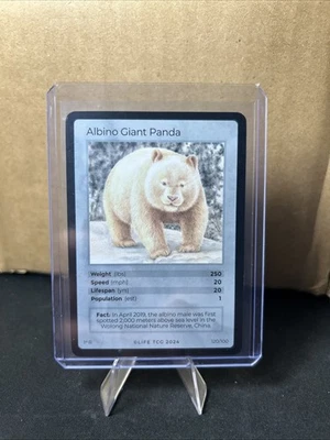 Life TCG 1st Edition Rare Non-Holo Card 120/100 Albino Giant Panda - Image 1 of 2