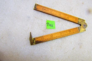Antique caliper wood rule No. 36 1/2 by Stanley - Picture 1 of 7