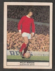 Anglo Bubble Gum Azul Espalda Fútbol 1969 Manchester United Willie Morgan # 3 - Imagen 1 de 2