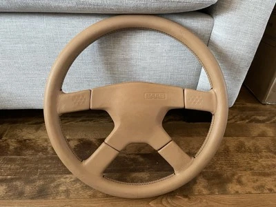Volante deportivo SAAB 900 NUEVO NOS cuero tostado Foto 1 de 4