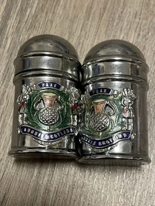 VINTAGE BONNIE SCHOTTLAND METALL SALZ & PFEFFERSTREUER SET 2" - Bild 1 von 8