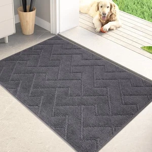 Dirt Trapper Door Mat 20" x 31.5", Non-Slip Machine Washable Entry Rug, Shoe ... - Picture 1 of 7