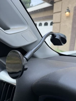 Cell Phone Magnetic Phone Holder With Flexible Arm and Sticky Suction Cup - Image 1 of 3