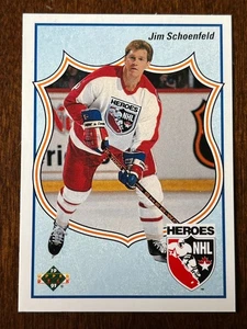 1990-91 Upper Deck NHL Heroes JIM SCHOENFELD #505 Buffalo Sabres NRMT+ - Bild 1 von 3