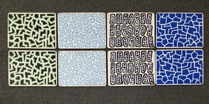 🔶️MEMPHIS MILANO NATHALIE du PASQUIER POSTMODERN ART PLACEMATS SOTTSASS SOWDEN - Bild 1 von 7