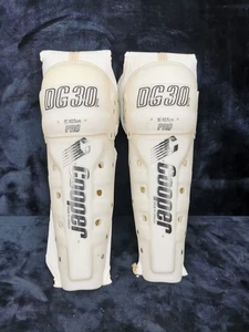 Cooper DG30L Pro Hockey Shin Guards 16" New - Foto 1 di 6