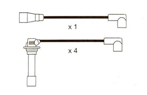 Fits Mazda 626,(GD) Mk3. 16v 10mm Formula Power RACE PERFORMANCE HT Plug Leads.  - Picture 1 of 1