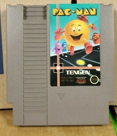 Vintage 90's Tengen Pac-Man NES 1990 NES-PQ-USA Tested Works Cartridge Only