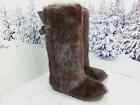 Tall waterproof winter snow boots for women Musk beaver snow boots Mukluks