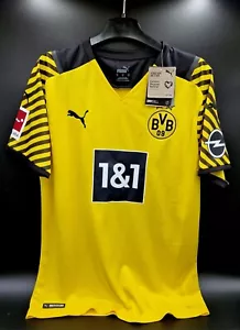 Puma BVB Borussia Dortmund 2021-22 Heimtrikot Gr M Haaland 9 - Bild 1 von 5