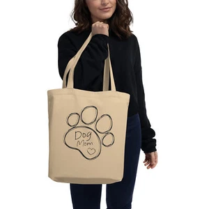 Dog Mom umweltfreundliche Tragetasche: Wiederverwendbare und stilvolle Einkaufstasche für Haustierliebhaber - Bild 1 von 1