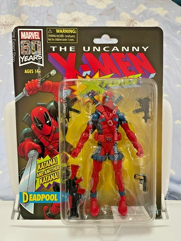 Deadpool Action Figure Marvel Legends Retro Series 6-inch New 2023 Cover