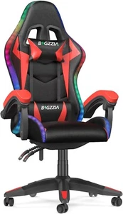 RGB Gaming Chair with LED Lights and Ergonomic Computer Chair Reclining For Gift - Picture 1 of 7