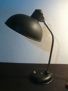 ANTIKE ART DECO PILZ BAUHAUS SCHREIBTISCH TISCH LEUCHTE LAMPE PLOCKER 30er JAHRE - Bild 1 von 6