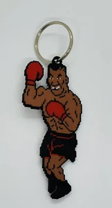Boxing Mike Tyson Punch Out Buns Out Pixel Art Christmas Ornament Or Key Chain - Picture 1 of 3
