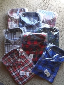 NWT Big and Tall Mens Flannel Long Sleeve Shirts. 2XB,3XB,4XB, 2XLT,3XLT,4XLT - Picture 1 of 16