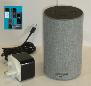 Amazon Echo 2nd Generation Smart Speaker XC56PY Alexa & Ring Doorbell Chime - Imagen 1 de 5