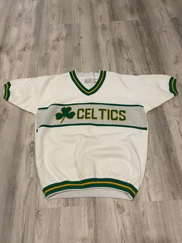 RARE Vintage 1980s Authentic Boston Celtics CLIFF ENGLE Sweater NBA Size XL 🔥🏀 Cover