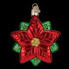 Merck Old World Christmas Ornament - Poinsettia Star Ornament - 22028