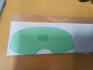 RNR ROLL-OFF LENTE TRANSPARENTE FORRADA PERFORADA PARA ADAPTARSE A GAFAS RIP N ROLL COLOSSUS - Imagen 1 de 3