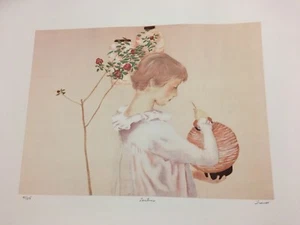 Traudi Flaxman "Laternen" Ltd. Auflage signierte Lithographie - Bild 1 von 11