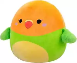 Squishmallows Lovebird Originale 14 Pollici Plath Verde e Arancione - Jaz Ufficiale - Foto 1 di 5