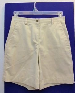 Liz Claiborne Pantalones cortos talla 6 100% algodón gris - Imagen 1 de 6