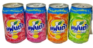 FANTA CAN from Thailand 2002 QUESTION ? 325ml RED ORANGE GREEN LYCHEE soda lot - Picture 1 of 7