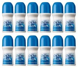 12 Pack - Avon ON DUTY 24 Hours SPORT Roll-on Deodorant 2.6 fl.oz - Picture 1 of 2